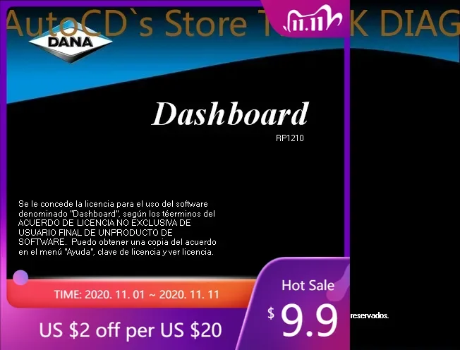 

AutoCD Hyster Dashboard 1dana программное обеспечение V3.8.11