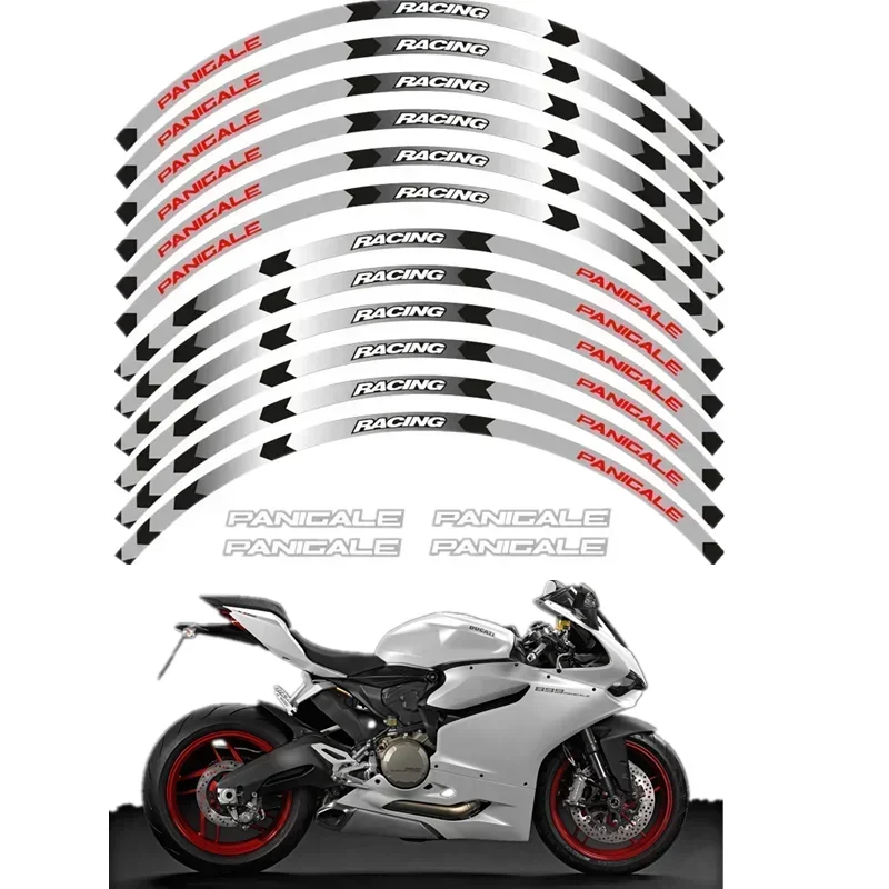 For DUCATI PANIGALE 1199 S 899 1299 S R 959 Moto Parts Contour Wheel Decoration Decal Sticker - 1