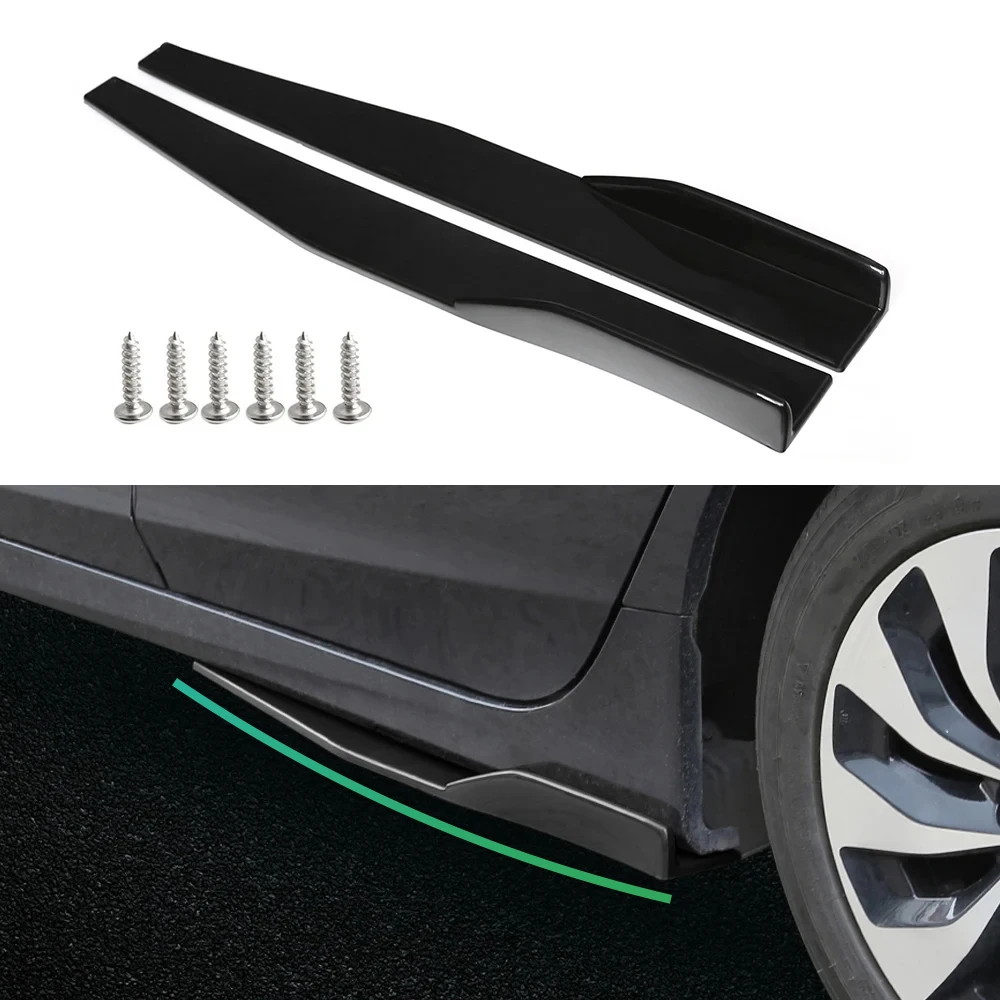 Accesorios para BMW Serie 1 F20 F21 E81 E82 E87 E88, Extensiones de Faldones Laterales, Cubierta de Protector de Carrocería Lateral de 48cm/75cm