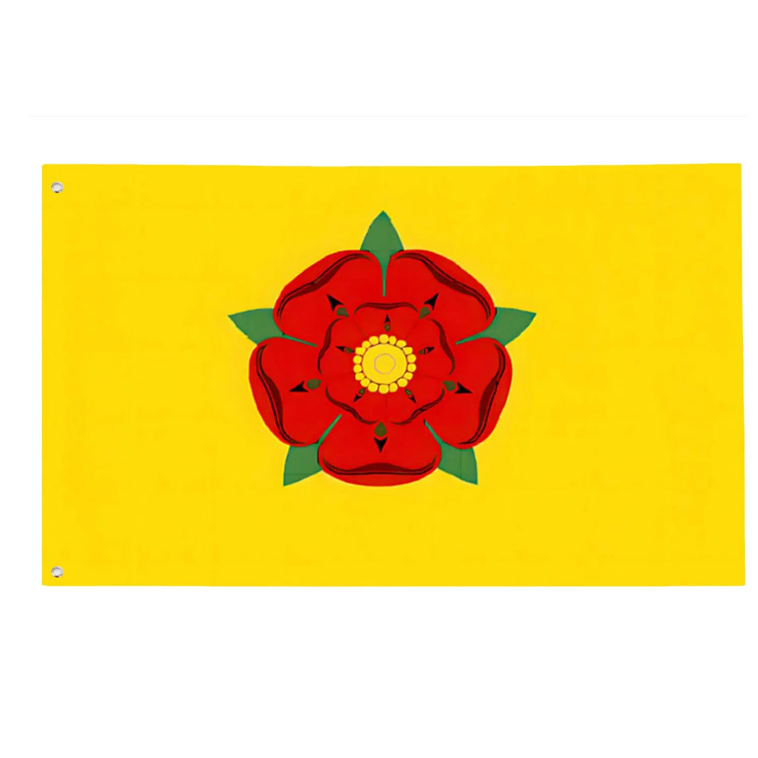 1pc England - Lancashire Flag, a Perfect Patriotic Option with Two Rings, Ideal for Outdoor Garden Yard Home Decor