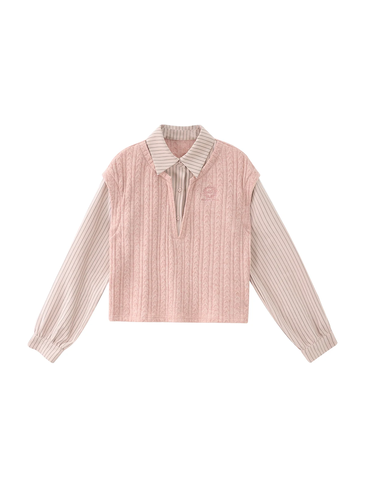 

Женский модный вязаный свитер-жилет South Deer для ранней осени, с пэчворком, длинными рукавами, свободного кроя, сохраняющий тепло