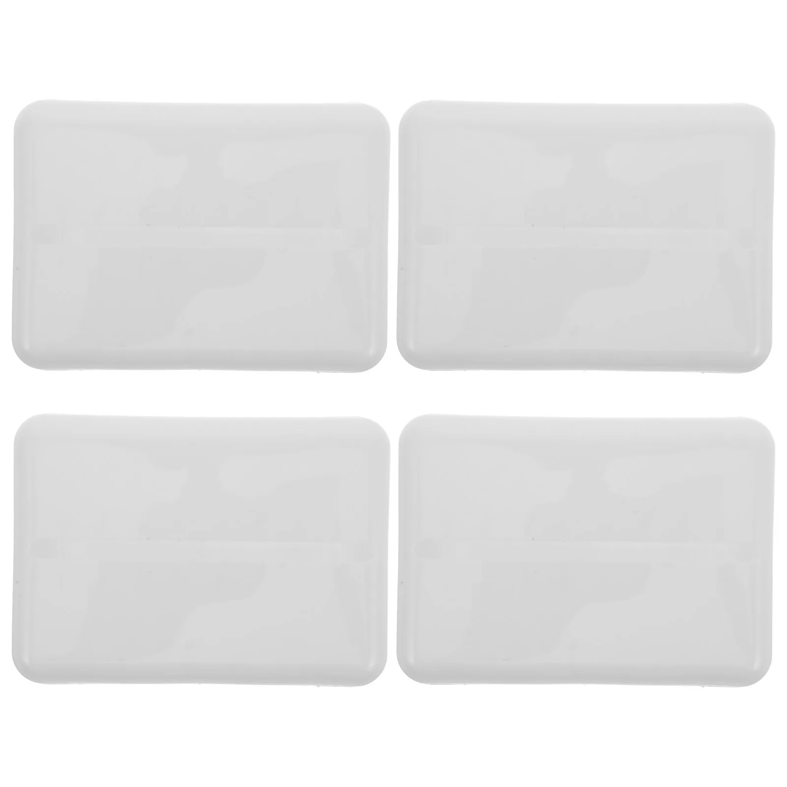 

4pcs Medium Sized Cake Shaped Money Pull Box Unique Design Birthday Cash Storage Dispenser White Decor