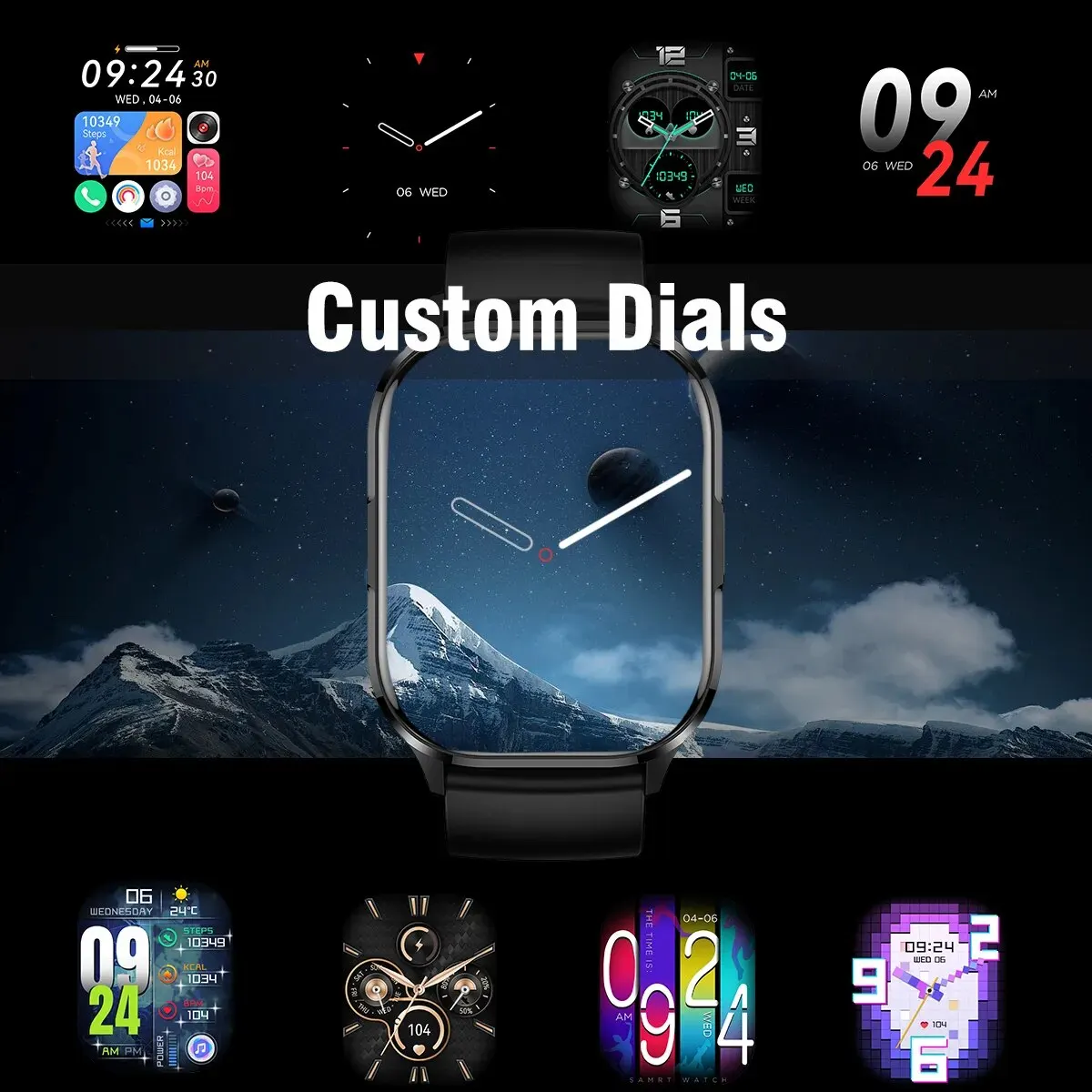 SENBONO 2023 AMOLED Smart Watch with Bluetooth Call