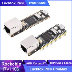 Luckfox-Pico Pro / Max RV1106 Rockchip AI Board ARM Cortex-A7 128/256 DDR3L NPU ISP cámara mejor que Raspberry Pi Pico