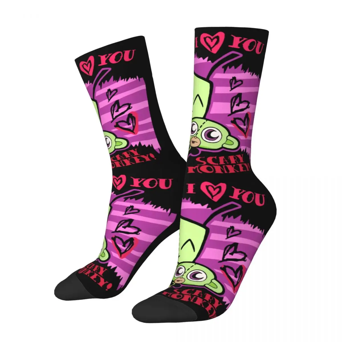 I Love You Kawaii Socks Sports Cartoon Pattern Socks