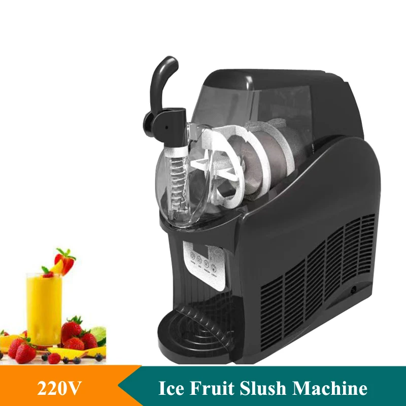 New Home Use 2.5L Single Tank Ice Slush Machine Black Sliver Frozen Juice Slushy Maker Machine For Restaurant