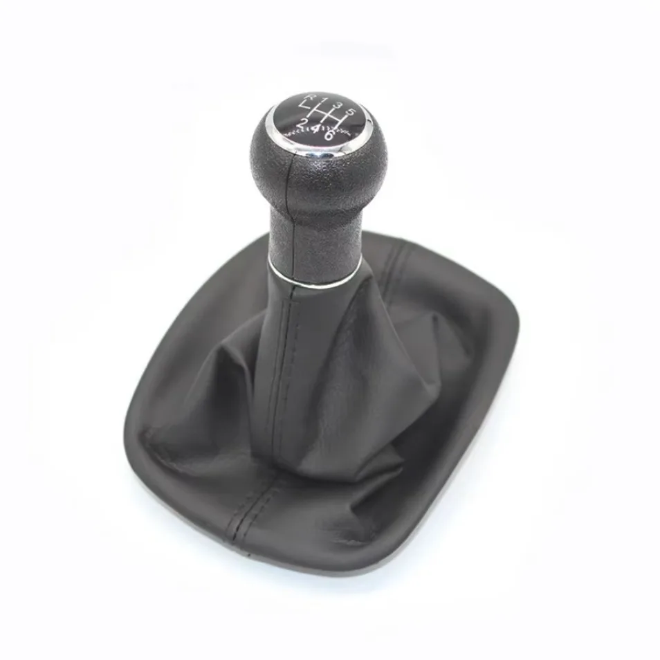 VW 파사트 B5 폭스바겐 하이 퀄리티 자동차 액세서리, 5 단 기어 시프트 노브, 게이터 부츠, 블랙 PU 가죽, 1 개, 신제품