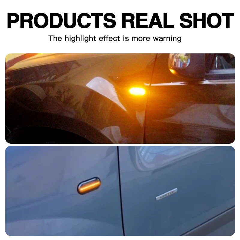 10PCS For Renault Clio Kangoo Twigo For Nissan Interstar Primastar For Smart FORTWO No Dynamic LED Side Marker Turn Signal Light
