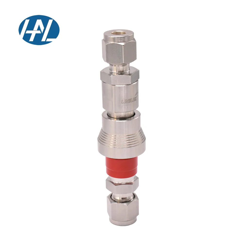 SS316L Stainless Steel Quick Connector Hydraulic Couplings Polished Surface Treatment
