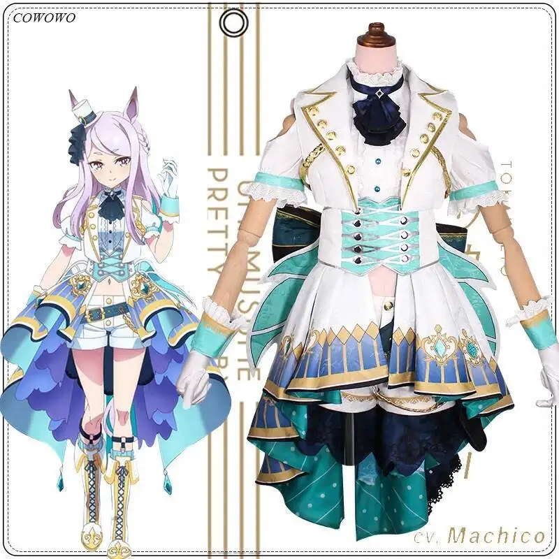 

Anime! Umamusume:Pretty Derby Mejiro McQueen Jocket Suit Uniform Cosplay Costume Halloween Party Outfit Role Play For Women NEW