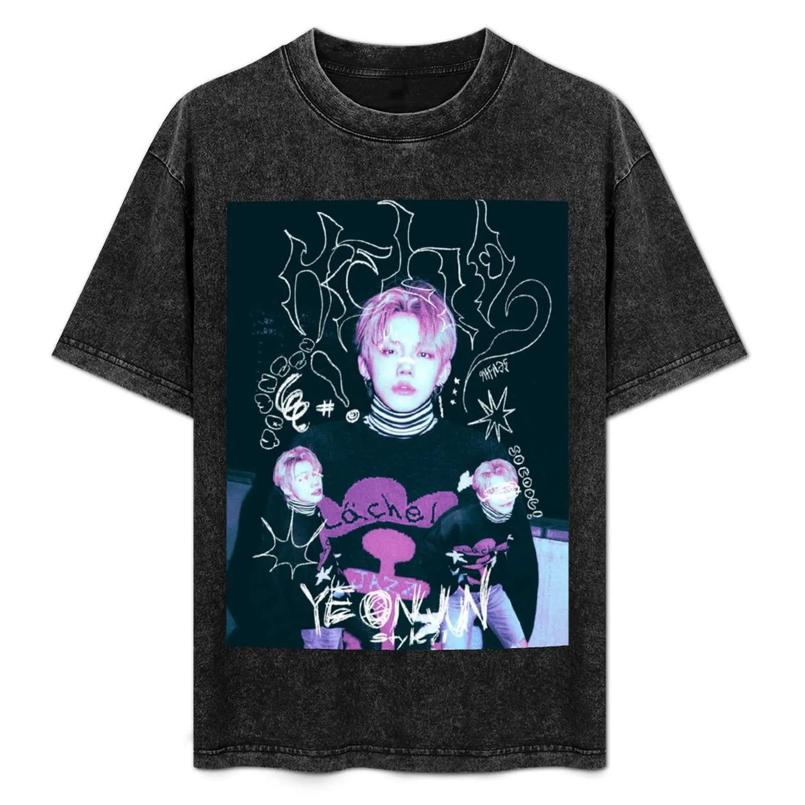 

h3ll0 it'$ yeonjun T-Shirt man t shirt luxury g man t shirts for men cotton t shirts high quality shirt man luxury T-Shirt