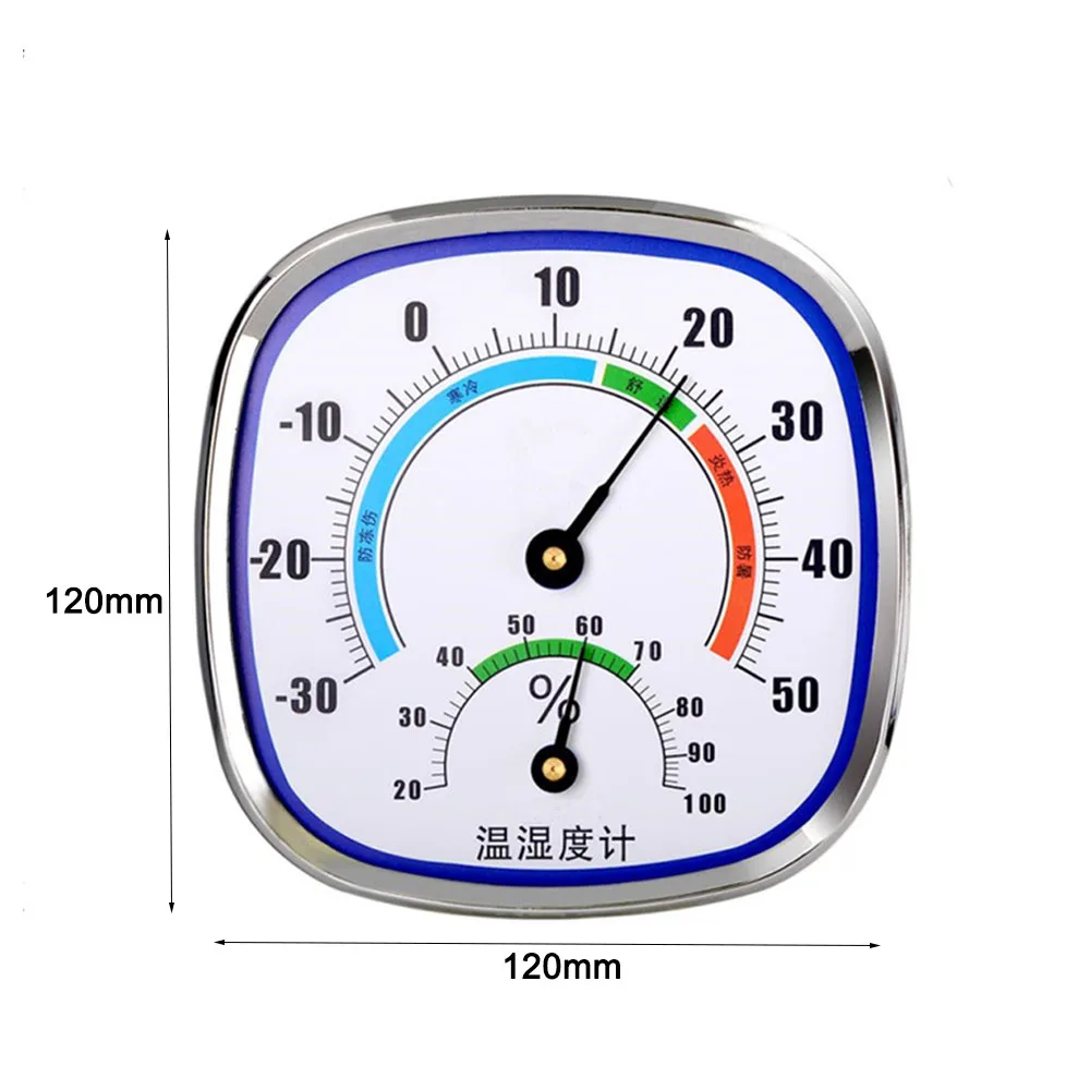 Machinery Thermometer and Hygrometer Analog Humidity Gauge Temperature Monitor Indoor Outdoor Temperature Humidity Meter