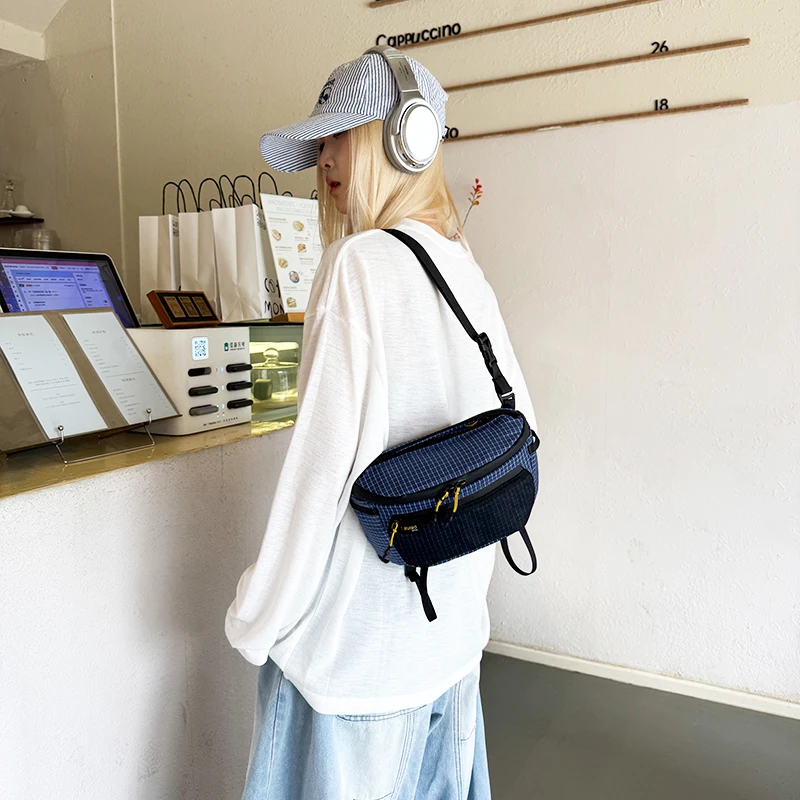 Multifunktionale Brusttasche Outdoor-Wandertasche Leichte Crossbody-Gürteltasche für Reisen Camping Sport Mehrtaschen-Bag – Detail 17