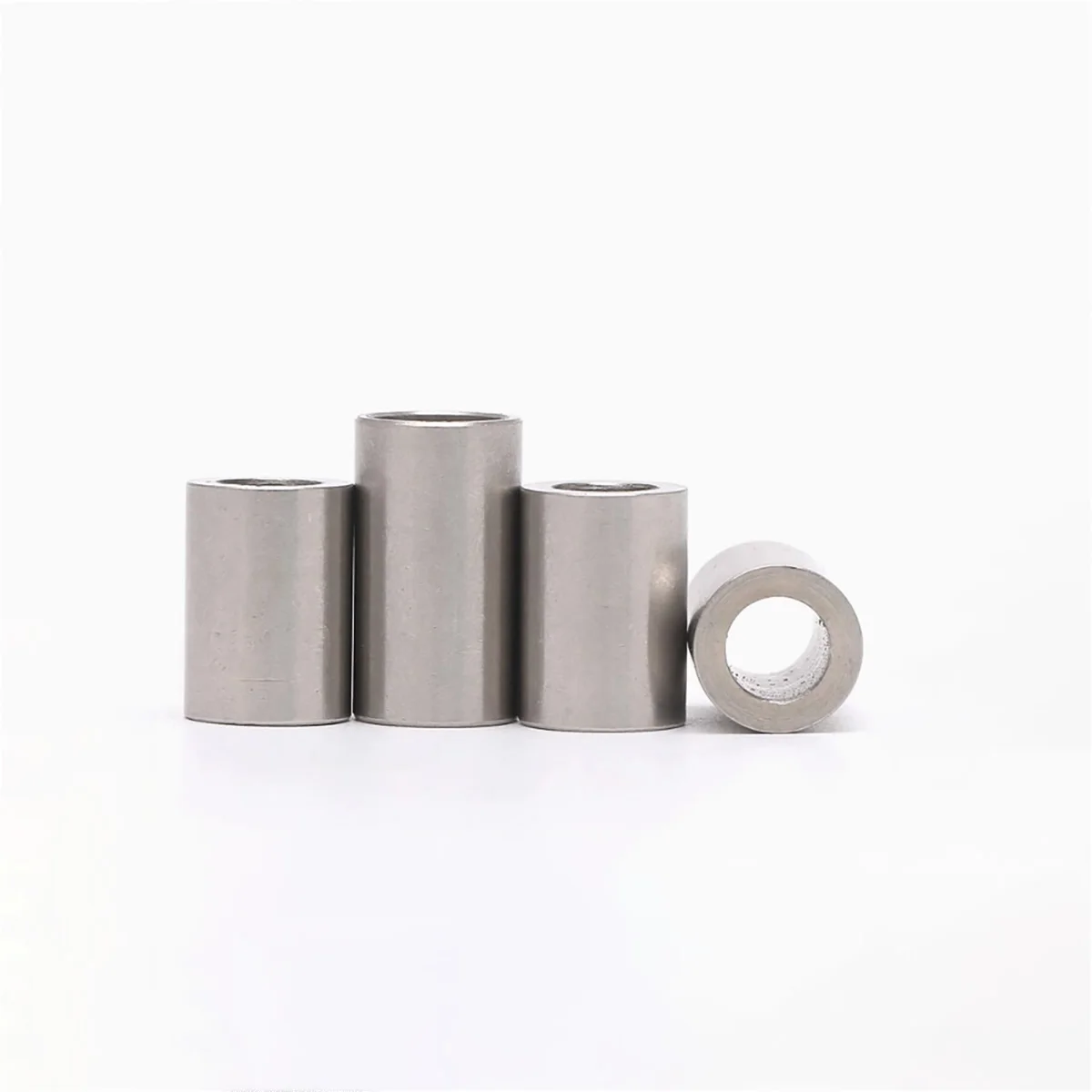 304 Stainless Steel Elongated Cylindrical Steel Sleeve, Hollow Toothless Bushing M5M6