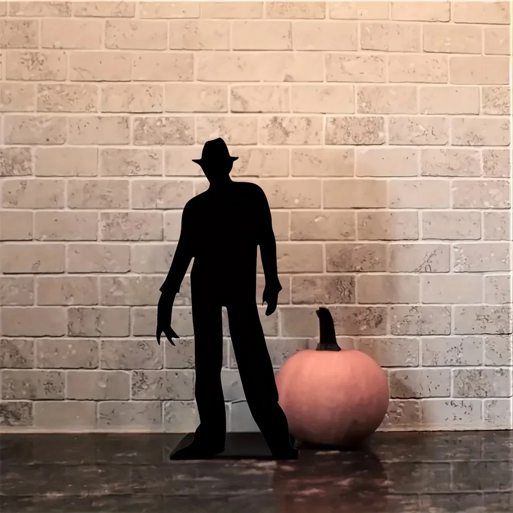 

HELLOYOUNG Halloween Desktop Shadow Figures Home Decor Halloween Decoration Horror Movie Characters Garden Party Livingroom Bedr