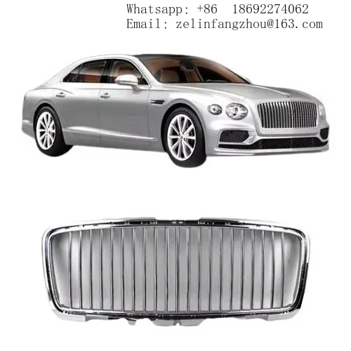 Front Bumper Grille Frame Protector For Bentley Flying Spur 2020 OEM 3SE853667 Front Bumper Grille Mesh Lower Radiator Grille