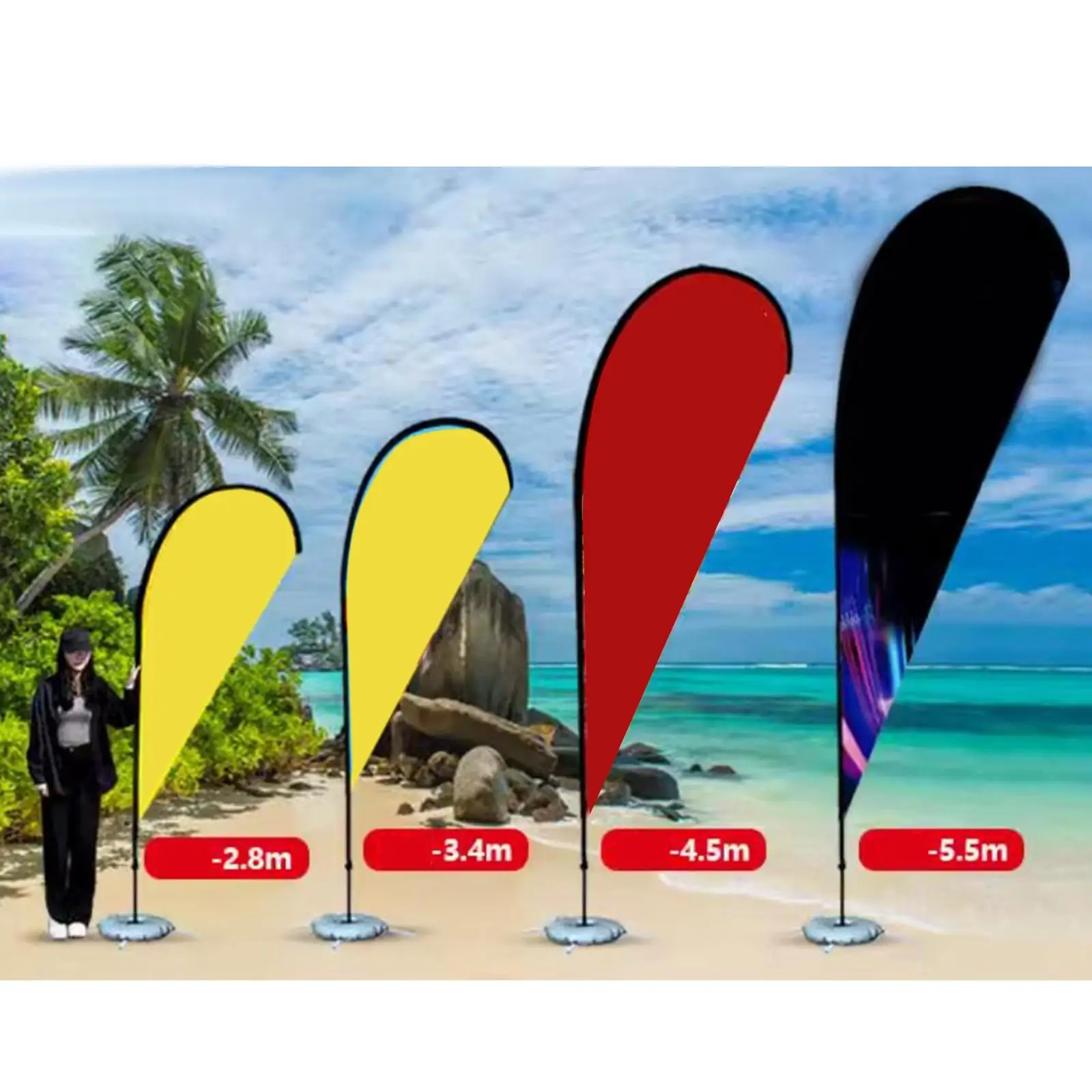 Waterproof Canvas Round Water Weight Bag PVC Umbrella Base Weight Holder Portable for Beach Outdoor