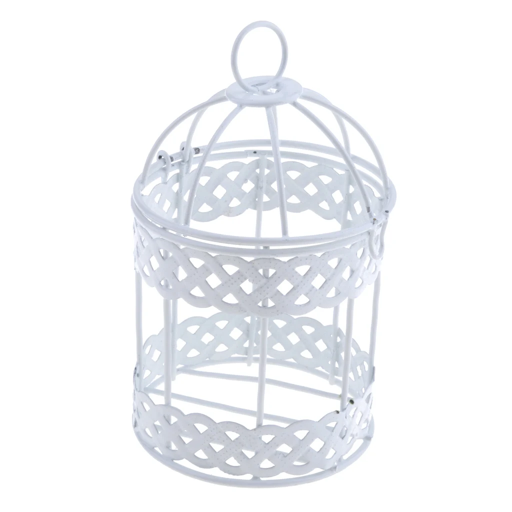 Metal Planter Birdcage Style Hanging Plant Pot Interior Decorative Planters Garden Decoration Outdoor