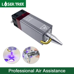 Albero LASER 450nm 80W testa Laser ad alta potenza con Air Assist, ugello in metallo, modulo Laser per incisione taglio TTL / PWM