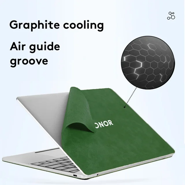 Etui na laptopa dla Honor MagicBook V14 2021 i Magicbook Pro 2020 Ryzen Edition 14 15 16 cali X14 X15 V700 naklejka skórzana HUAWEI