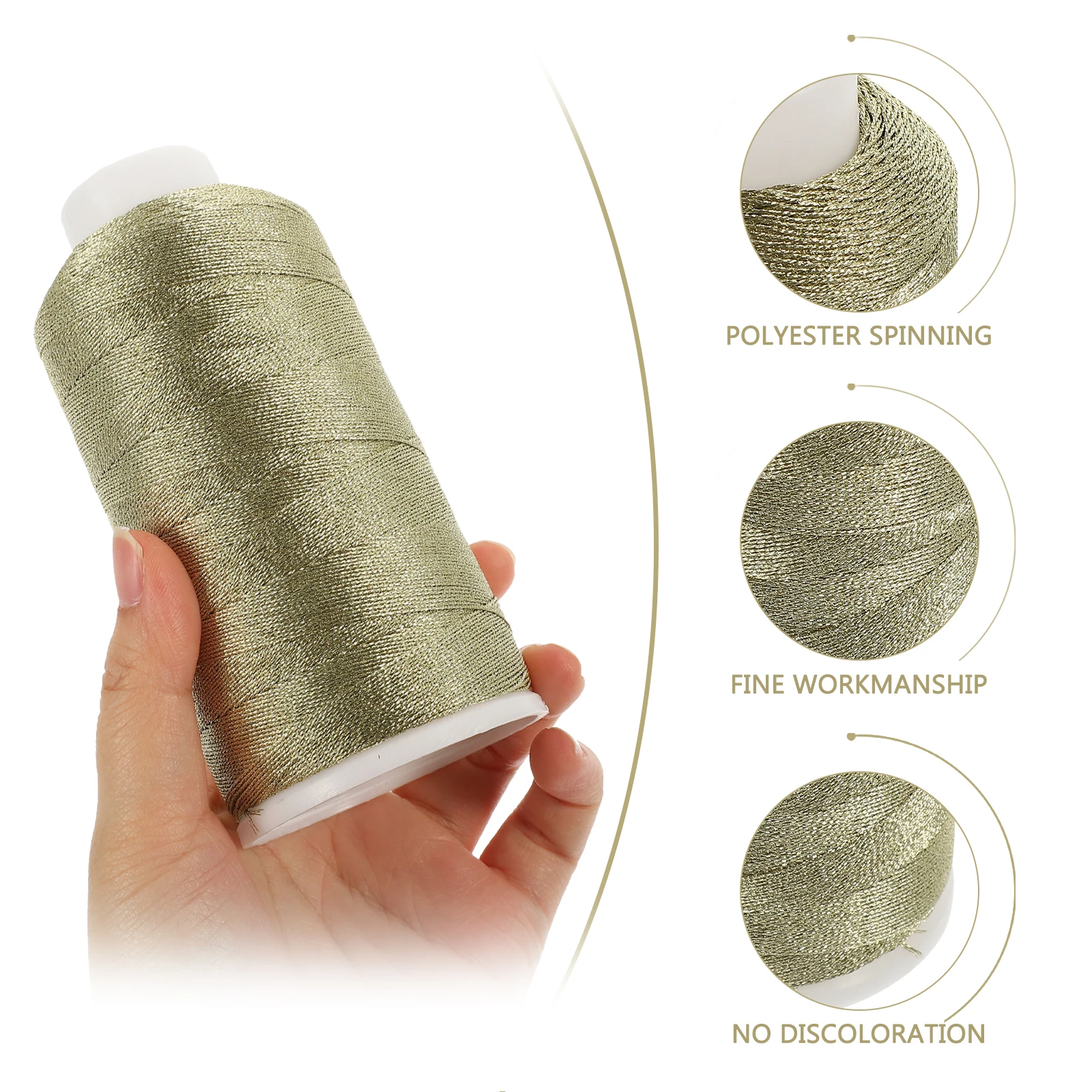 

Braided Wire DIY Jewelry Making Beading for Crafts Decorative Wires Polyester Yarn