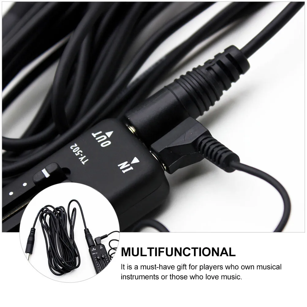1Set Violin Pickup Piezo Professional Musical Instrument Pickup Black Durable Amplifier Sound Effect for Guitar Violin Ukulele - view 3