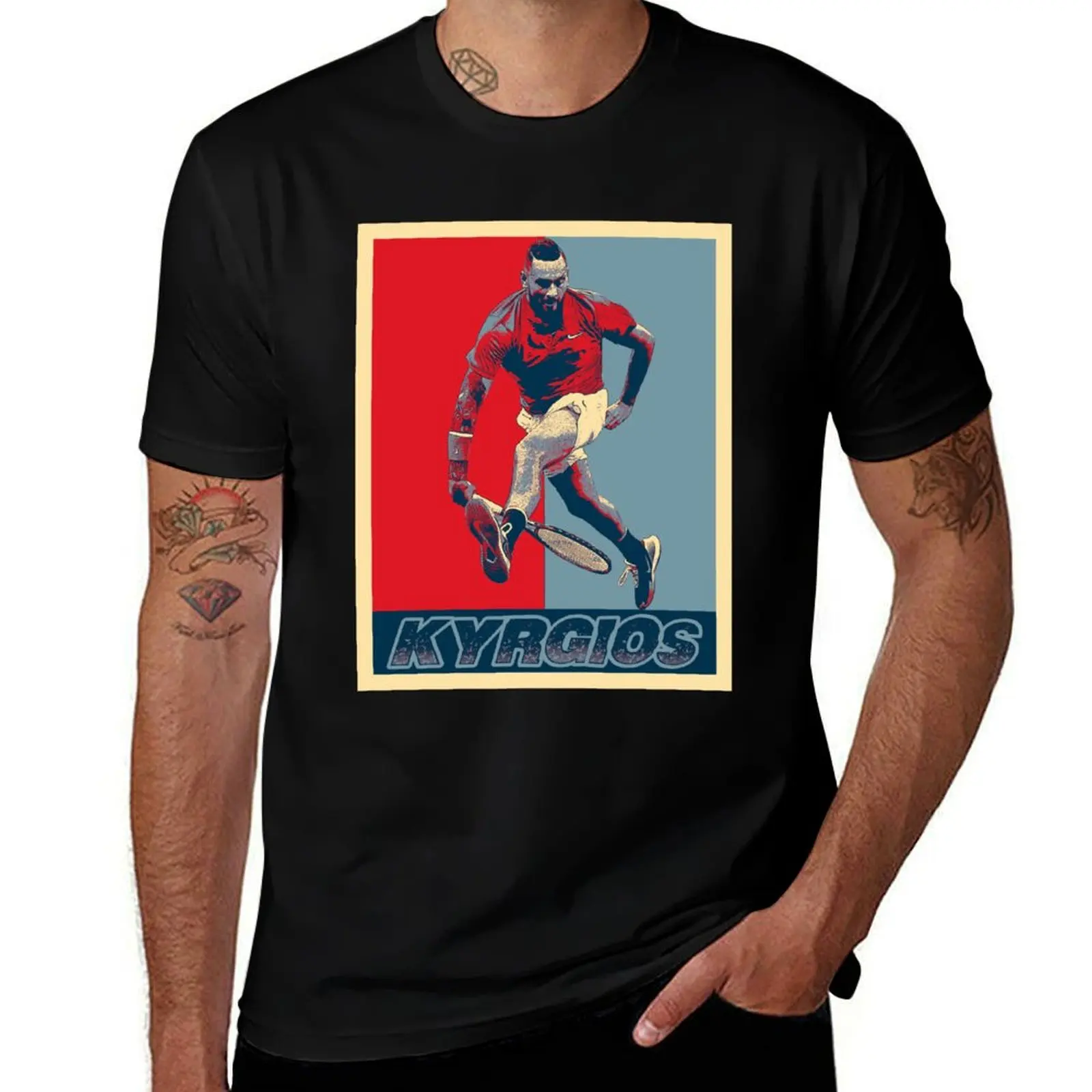

nick kyrgios 2022 new design T-Shirt summer shirt valentines clothes vintage graphic tee mens t shirts