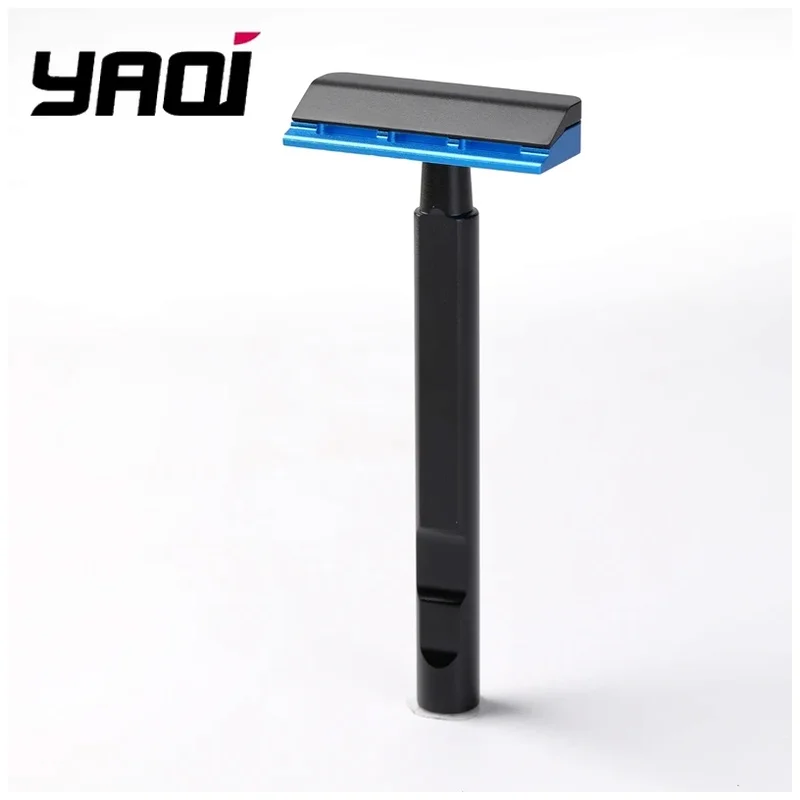 YAQI Black and Blue Color Safety Razor Tachi(Aluminum Version) Light Weight Single Edge 2026