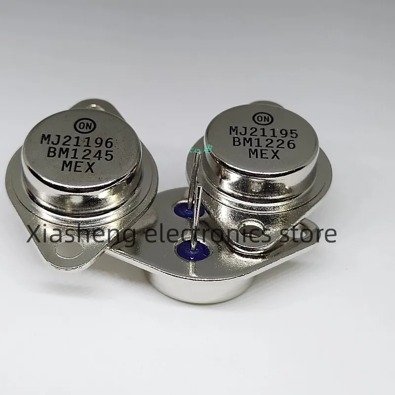 Nouveau transistor haute puissance MJ21195G + MJ21196G d'amplificateur de fièvre TO-3P d'origine 1 paire