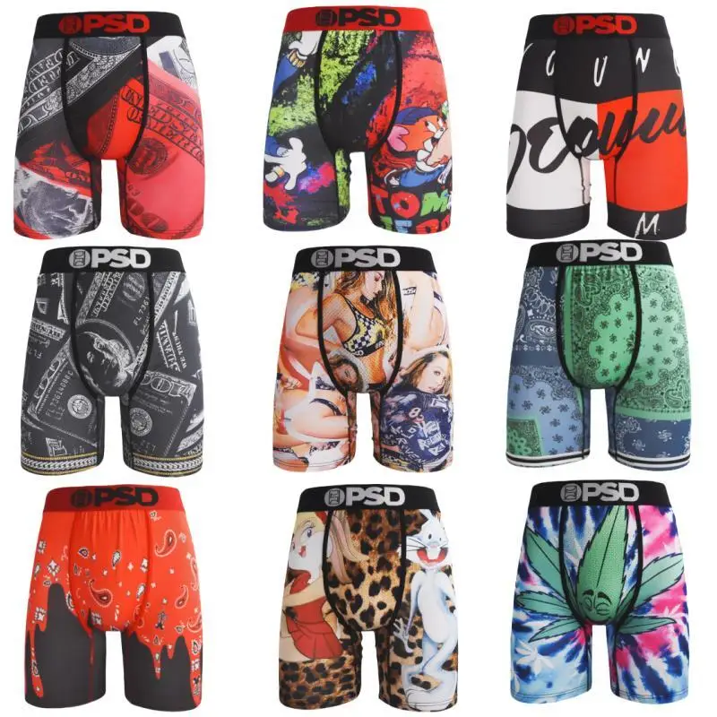 Men\'s Print Boxershorts, Underpants, Sexy Underwear, Fashion Panties