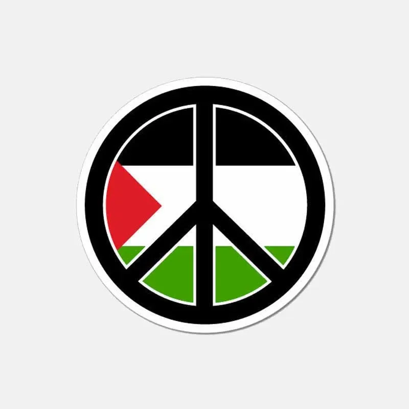 

Personality Peace Sign for Palestine Car Sticker Window Body Decal