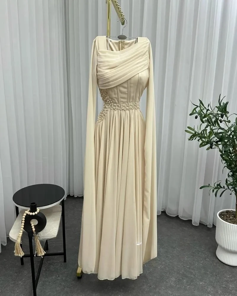 ドバイイブニングドレス高級結婚式のゲストドレス女性カスタマイズされたイブニングウエディングパーティードレス女性ローブ夜会エレガントなガウン