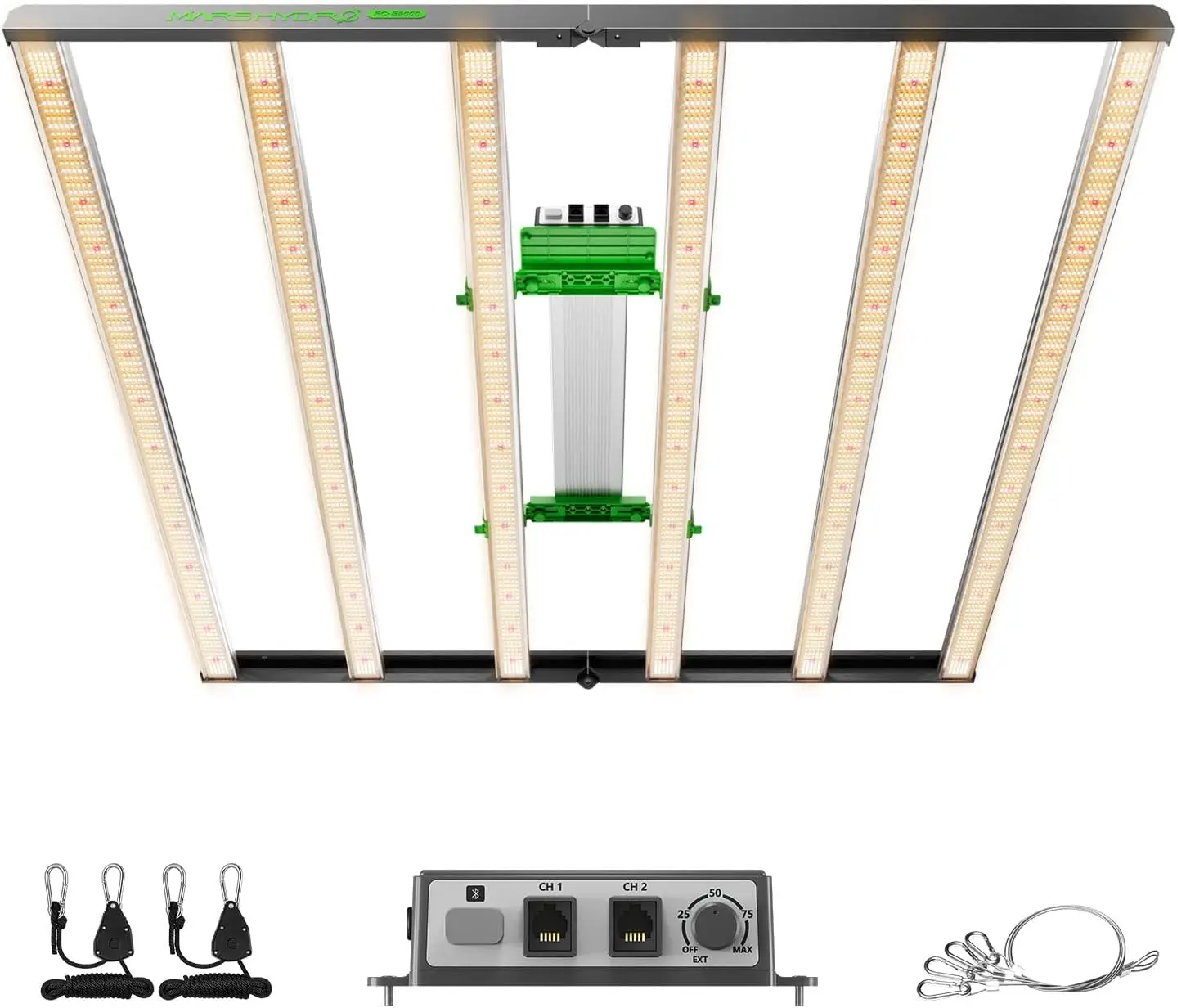 2024 New  800Watt FC-E8000 Foldable LED Grow Light 5x5ft, Full Spectrum Grow Light Bar Commercial Plant Growing Lamp f