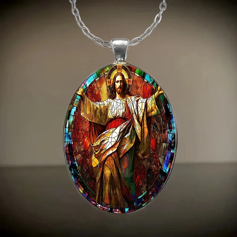 Popular, Beautiful Patterns, Fashionable Oval Crystal Jewelry, Personalized Pendant Necklace, Wholesale Available
