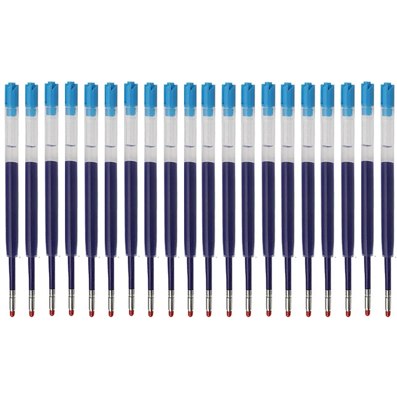 

Набор из 5/10/50 шт. сменных стержней для шариковых ручек, средний размер, длина 3,9 дюйма, черные чернила, канцелярские товары для офиса и школы