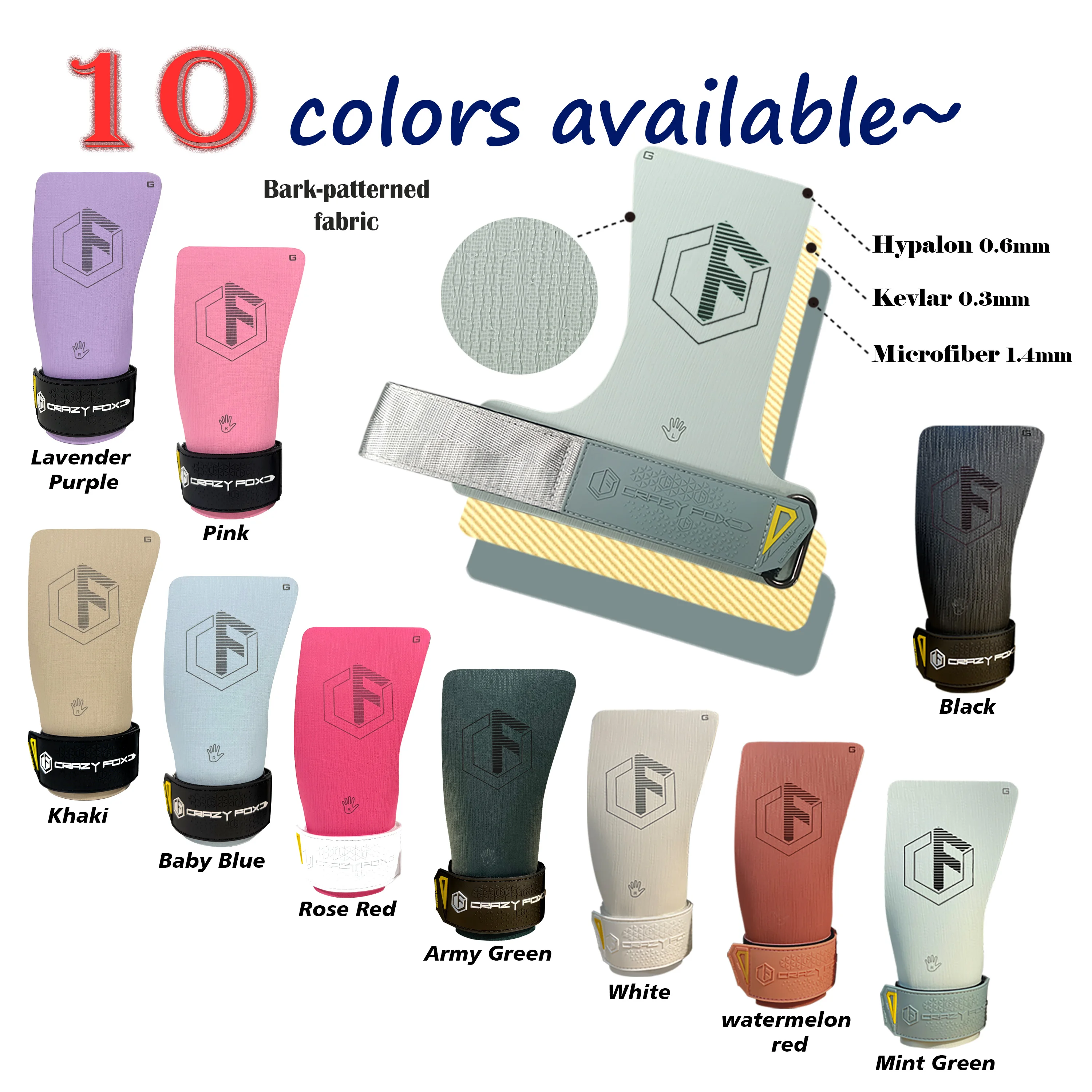 Full Hand Grips Protector Without Magnesium Lightweight Adaptability for Sport Cross Gym Training Glove Endurance Comfort