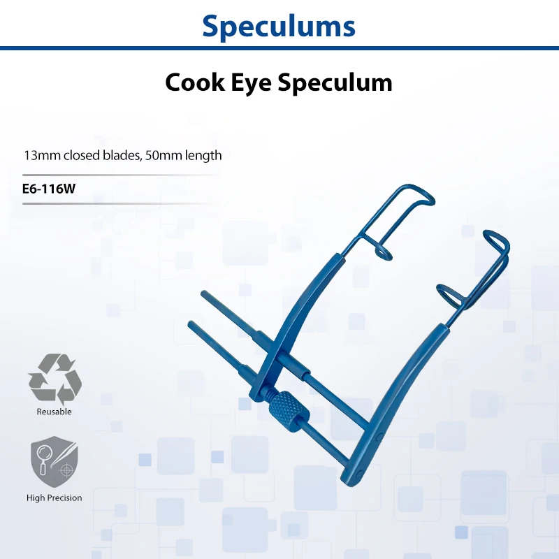 ook Eye Speculum Adjustable Ophthalmic Eyelid Retractor Solid Blades for Cataract Phaco LASIK Eye Surgery