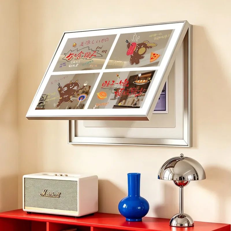 Dopamine cute dining room mirror meter box decorative painting porch bedroom shaded mirror hanging painting