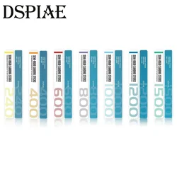 DSPIAE MSS pegatinas de lijado modelo semirrígido herramientas de pulido para modelo herramienta de pulido Hobby DIY papel de lija azul 3 unids/set