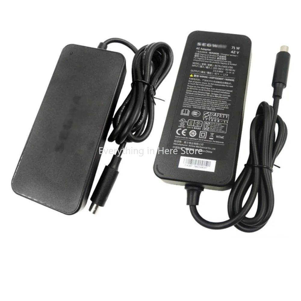 42V 1.7A Charger for ES1/ES2/ES3/ES4 Electric Scooter for Xiaomi M365 Ninebot MAX G30 LP F30 F40 F2 D28 Electric Scooter Parts