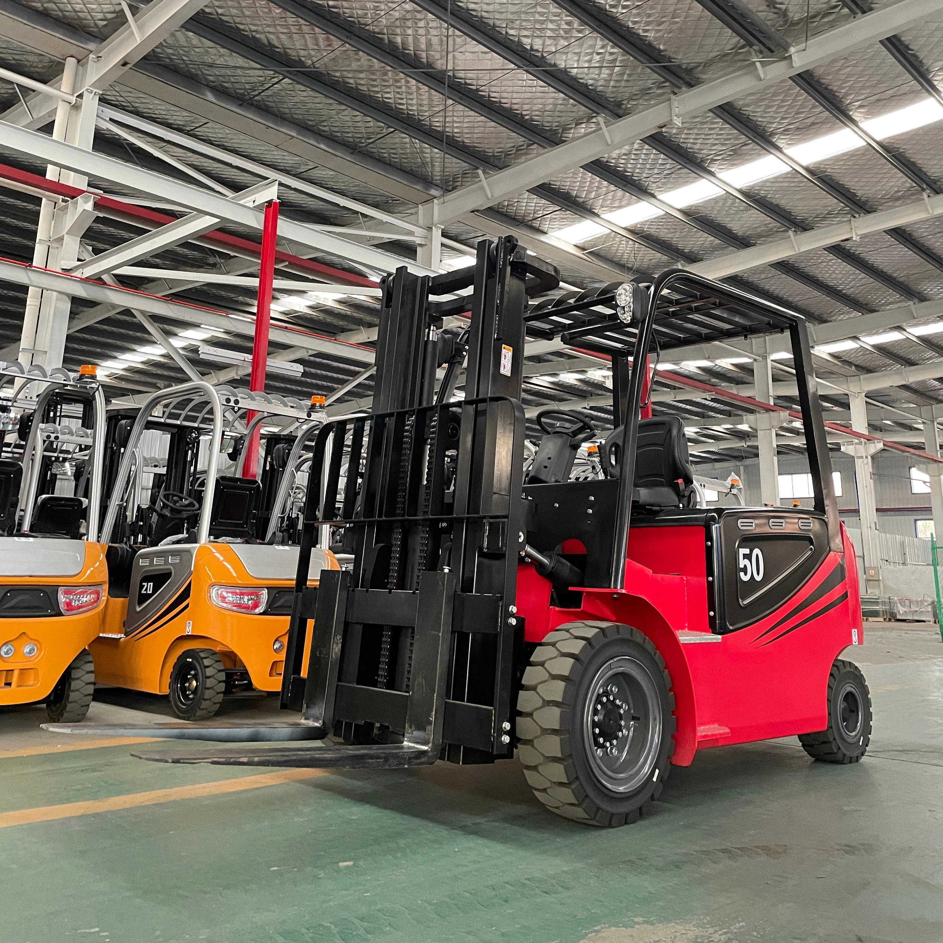 Limited-time Offer 5t Electric Forklift All-Electric Forklift Indoor Outdoor Warehouse Electric Four-Wheeled Pallet Stacker