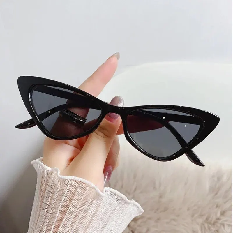 Retro Cat Eye Sunglasses UV400 Eyewear Sunglasses for Women Sun Glasses Small Frame Vintage Fashion Shades