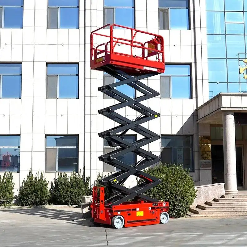 2023 Self-propelled Tracked Crawler Electric Scissor Lift for Complex Ground Battery Powered Hydraulic Lift Platform