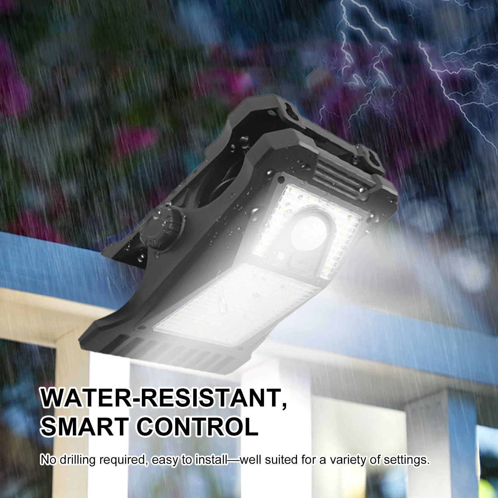 LED Solar Lights Waterproof LED Solar Motion Sensor Lights Portable Safety Wall Lights USB Charging Outdoor Clip On Solar Lamp