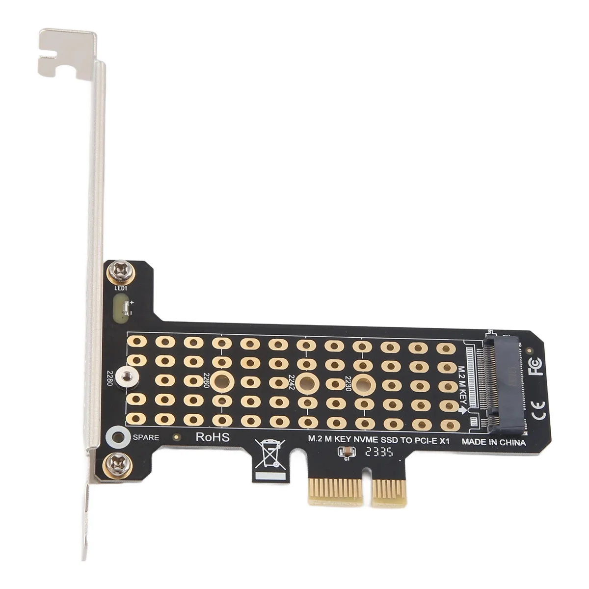 

ABJG-PH41-X1 M.2NVME SSD to PCIeX1 Transfer Expansion Card Expansion