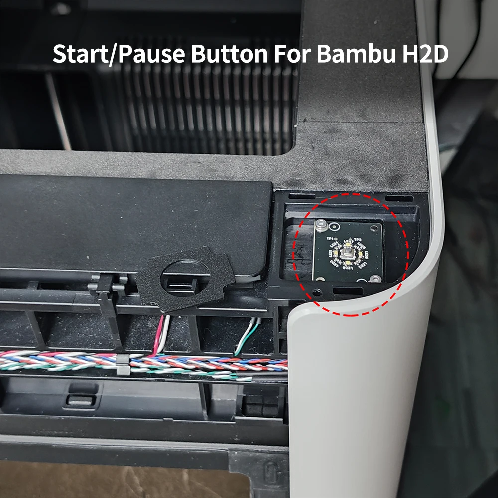 Toaiot بدء/إيقاف زر مستشعر تأثير القاعة مستشعر رأس الأدوات كابل FPC لوحة منفذ USB لمختبر Bambu H2D #6