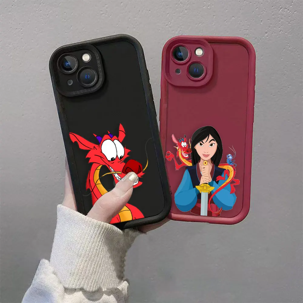 Disney Dragon Mulan Mushu Case For Infinix CAMON SPARK 10 HOT 20 NOTE 12 ZERO 30 30I 40 40I 50 SMART 7 8 9 30C GO POVA 6 Case