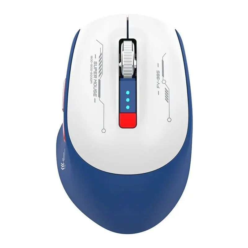 ITLY W2 6D Game Tablet Phone Computer Bluetooth Wireless Mouse Charging Luminous 2.4G USB Wireless Mouse Portable Mouse