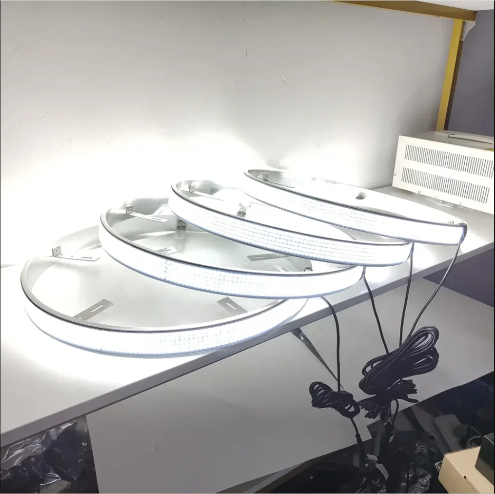 2023 PIÙ NUOVO 4PC 17" 5 file che insegue luci del cerchio del kit anello ruota illuminato a LED