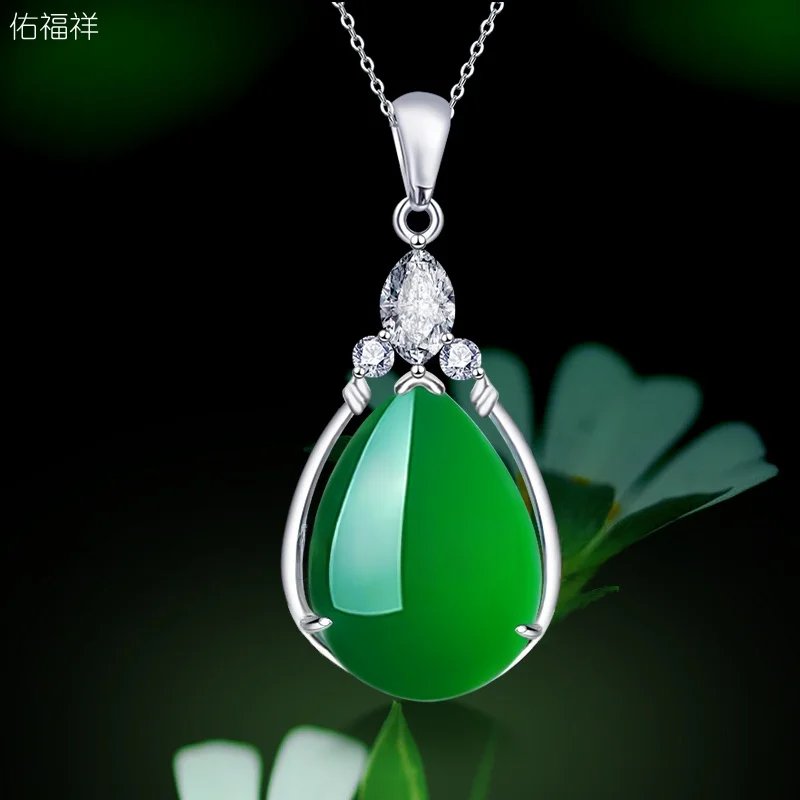 colgante-de-jade-verde-natural-para-mujer-Agata-verde-emperatriz-collar-de-plata-925-colgante-de-Agata-regalo-para-el-fes